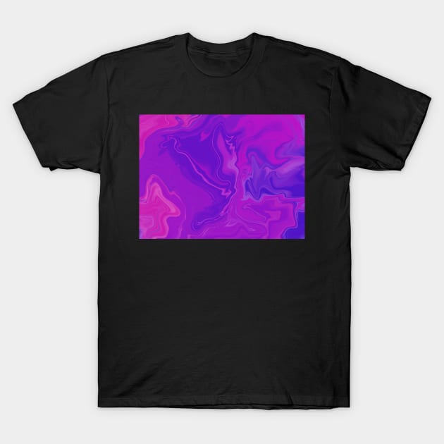 Pink purple mixed T-Shirt by tothemoons